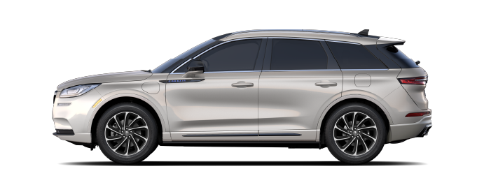 A 2022 Lincoln Corsair Grand Touring is shown in Ceramic Pearl | Irwin Lincoln in Freehold NJ