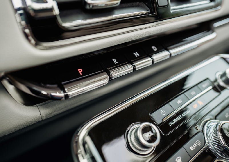 Bright chrome piano key shifter buttons invoke an effortless and artistic touch | Irwin Lincoln in Freehold NJ