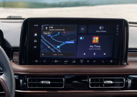 The 13.2-inch LCD touchscreen is showcased. | Irwin Lincoln in Freehold NJ