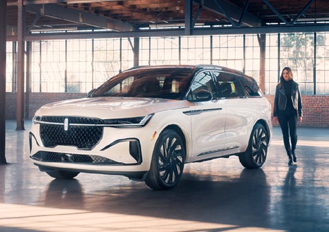 A person approaches a 2025 Lincoln Nautilus® SUV. | Irwin Lincoln in Freehold NJ