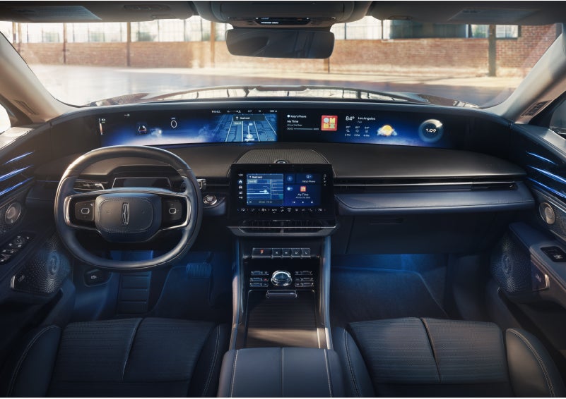 The panoramic display is shown in a 2026 Lincoln Nautilus® SUV. | Irwin Lincoln in Freehold NJ