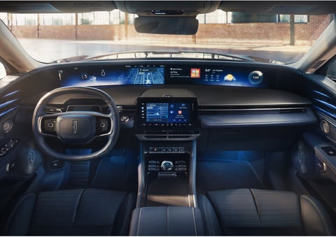 The panoramic display is shown in a 2026 Lincoln Nautilus® SUV. | Irwin Lincoln in Freehold NJ