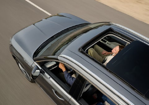 The available panoramic Vista Roof® of a 2027 Lincoln Aviator® SUV is open. | Irwin Lincoln in Freehold NJ