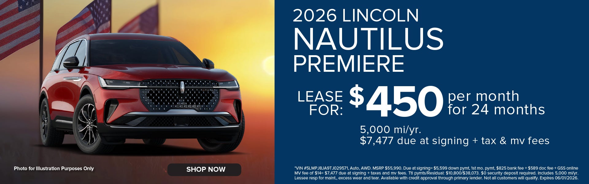 2026 NAUTILUS LEASE
